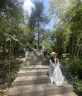 丹珠娜（DanZhuNa）新中式连衣裙女装春季2025夏季新款国风套装绝美汉服改良版长裙子 蓝色上衣+白色裙子 M 晒单实拍图