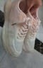 回力运动鞋女冬季网面透气跑步鞋软底舒适减震防滑轻便休闲健步鞋子女 白/蓝 37 实拍图