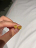 中国黄金（CHINA GOLD）黄金耳钉女足金拉丝小方糖耳钉520情人节礼物送女朋友老婆 足金直针耳钉约2.2g*玫瑰礼盒 实拍图