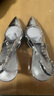 CHARLES&KEITH质感链条尖头高跟凉鞋子女鞋生日礼物女送女友CK1-60280377 Silver银色 34 (220) 实拍图