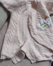 贝瑞加（Babyprints）婴儿连体衣秋冬宝宝衣服新生儿夹棉爬服加厚保暖护肚哈衣 粉猫66 实拍图