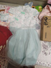 喜茸3-14岁小孩子穿的女童夏装公主裙幼儿夏季新款洋气女孩旗袍裙儿童仙网纱连衣裙子 绿色 140 实拍图