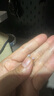 helas赫拉Akoya海水珍珠耳钉18K黄金耳环首饰女轻奢小灯泡耳饰生日礼物 18K金-黄金色耳针 3.5-4.0mm养耳洞（标准款 无托） 实拍图