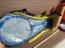 得力（deli）羽毛球拍双拍超轻初学者训练成人专业级合金复合进攻耐打入门套装 紫气东来双拍2支+羽毛球*6+球包 实拍图