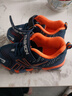 李宁重燃断码男童鞋子中大童透气网面2025秋季儿童皮面运动休闲跑步鞋 1712深蓝橘单网 28 实拍图