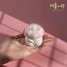 铜师傅欢喜兔一对 潮玩艺术品 生肖兔 手办 情人礼物桌面摆件工艺礼品 欢喜吉祥兔 实拍图