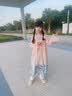 安妮优儿（Anneyol）汉服女童秋款2025新款古风连衣裙女孩唐装儿童超仙古装裙子春秋 粉红色 150 实拍图