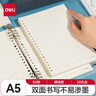 国誉日本KOKUYO国誉活页本一米新纯八孔活页本淡彩曲奇外壳可拆卸迪士尼笔记本记事本子简约大容量替芯 B5/40页绿色（一米新纯） 实拍图