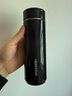 希诺保温杯男304不锈钢水杯大容量车载过滤茶杯子XN-7601紫罗兰 420mL 实拍图