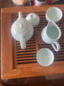 华光华青瓷茶具套装 骨瓷功夫茶具家用办公室高档商务送礼 青之云6头 实拍图