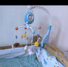 奥智嘉婴儿玩具床铃牙胶摇铃音乐旋转床头铃0-1岁宝宝新生儿生日礼物蓝 实拍图