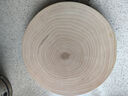 陳州 银杏木砧板实木菜板整木家用案板泰兴白果树菜板原木刀板圆菜墩 【30*5cm】去皮纯圆 小板 实拍图