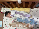 科迷熊 韩国ins婴幼儿安抚抱枕圆柱侧睡防撞靠枕防掉床围惊跳小熊幼儿园 INS咖小兔 长约56CM(决明子 荞麦壳芯)0-5岁 实拍图