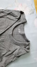 浪莎100%纯棉秋衣男单件上衣高端低领中老年保暖内衣套装秋裤全棉毛衫 ·【深灰上衣】·圆领100%纯棉 3XL /185 实拍图
