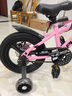 凤凰（Phoenix）儿童自行车儿童单车3-6岁小孩自行车6-10岁儿童自行车凤凰自行车 高配迷人粉丨一体轮+双碟刹+礼包 14寸【适合95-120cm】 实拍图