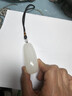 繁奢新疆和田玉羊脂白玉手把件男女款籽料原石手玩件玉石文玩盘玩原石 新疆和田玉羊脂白玉手把件男女款 实拍图