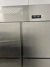 美菱新款四门商用冰箱冷藏冷冻双温立式冷柜食堂酒店后厨不锈钢保鲜冰柜双压缩机六门厨房冷柜 【新品上市】四门双温【上冷冻下冷藏】中梁除霜 实拍图