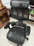 黑白调E3结构大师Air人体工学椅电脑椅子久坐办公椅【罗永浩推荐】 E3Air【4维双轴颈枕】耀黑有脚托 实拍图