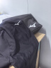 美津浓（MIZUNO）游泳裤男士泳帽泳裤泳镜三件套男泳衣防尴尬专业训练游泳装备套装 黑武士泳包四件套-平光无度数 XL 【身高170-180体重70-85kg】 实拍图