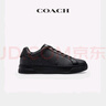 蔻驰（COACH）男士男鞋经典标志HIGH LINE运动鞋板鞋平底鞋简约通勤鞋百搭轻奢 石墨色/黑色 41 实拍图
