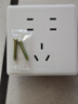 德力西（DELIXI）开关插座面板 CD815系列 七孔插座 QSE862ZS 实拍图