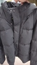 京东京造羽绒服男鸭绒加厚防寒工装面包服短款冬季外套衣服 黑色 XL 实拍图
