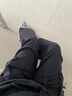 FitonTon裤子女春夏降落伞工装裤高腰阔腿裤显瘦直筒抽绳休闲运动裤女L 实拍图
