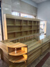 雅仕邦 超市收银台前台柜简约烟酒柜展示柜便利店吧台转角柜台生态板 柚木色 烟柜长100*50*91cm 实拍图