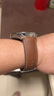 中沃适配华为手表表带watch4pro/gt5/gt4/watch3/gt3pro/buds原款真皮运动氟橡胶钛金属表带 可可棕【原款时尚款真皮表带】46/48MM表盘 适用46/48mm表盘 实拍图