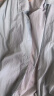 森马（Semir）长袖衬衫女中长款凉感防晒衣宽松叠穿纯色白衬衣109324105001 实拍图