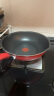 特福（Tefal）炒锅家用不粘锅佳温红心炒菜锅煎炒锅圆底锅电磁炉燃气灶通用炒锅 红心不粘煎炒锅【带盖】 28cm 实拍图