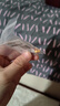 明牌珠宝生日礼物  黄金耳钉足金星星心悦耳钉时尚珠宝耳饰AFH0059工费70 足金耳钉 约0.82克 实拍图
