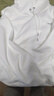 真维斯（Jeanswest）白色卫衣男连帽春季新款青少年美式简约男士加绒打底外套男款 【春秋重磅款】白色(自由笔尖胸 XL 【建议130-150斤穿】 实拍图