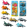 玩控小飞机玩具儿童合金模型q版回力套装迷你战斗机直升机男孩宝宝 Q版小飞机（6辆盒装） 实拍图