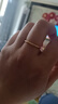 中国黄金（CHINA GOLD）古法素圈黄金戒指女足金情侣对戒三生三世指环520礼物送老婆女友 【古法】单戒20号 0.5g 实拍图