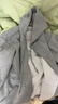 真维斯（JEANSWEST）卫衣女春秋季新款外套女开衫连帽情侣男女装上衣服小个子休闲宽松 麻灰 纯色 M 实拍图