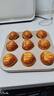 法焙客（FOR BAKE）网红黄油年糕模金色9连栗子玛德琳模家用不沾烤盘烘焙蛋糕模具 实拍图