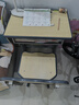 晶霄儿童学习桌椅套装作业课桌子小孩书桌写字桌学校小学生家用可升降 【校园pro款】双柱课桌+椅深灰色 实拍图