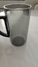 泥也泡茶杯玻璃水杯耐热高硼硅喝茶杯透明木把防烫手家用绿茶杯 实拍图