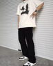 JEANSWEST CLUB真维斯休闲裤男直筒工装裤春季宽松大码垂感阔腿男士运动百搭裤子 实拍图