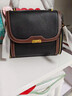 viney牛皮手提斜挎包包女包轻奢高级感单肩生日礼物送女友老婆 【黑色】实用高端品牌百搭小方包 实拍图