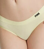 维多利亚的秘密（Victoria's Secret）PINK 夏季舒适无痕3A抗菌抑菌LOGO中腰包臀内裤三角裤女 09K9柑橘黄-光面款 11247228 1条 S 实拍图
