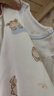 贝瑞加（Babyprints）长袖包屁衣纯棉连体衣男女宝宝四季爬服百天衣服 悠悠胖兔73 实拍图