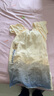 已朵睡裙女夏季薄款纯棉睡衣带胸垫可外穿新款短袖裙子家居服套装长裙 实拍图