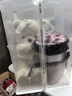 赟娅毛绒熊玩偶花束娃娃送女孩朋友生日礼物女士生浪漫高级感礼盒玩偶 晚安熊乌梅子酱套装 【礼盒款】玩偶+11朵花束+灯串+珠串 实拍图