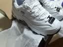 斯凯奇（Skechers）小白熊女士休闲鞋秋季厚底百搭运动软底老爹鞋99999863 白色/海军蓝色/WNV 39.5 尺码偏大,建议选小半码 实拍图