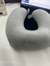 卡莱饰U型枕护颈枕午睡枕记忆棉脖子u形枕飞机高铁坐车旅行头枕靠枕灰色 实拍图