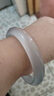 朝遇猫眼手镯女真品猫眼石冰透玉镯叮当镯贵妃手环冰种生日情人节礼物 58圈口【100-120】 实拍图