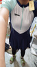 梵迪拉（F.DYRAA）泳衣女款泡温泉保守连体游泳衣遮肚显瘦游泳三件套13002月光蓝L 实拍图