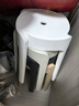 和大人凳子家用塑料凳子熟胶凳圆凳加厚凳子板凳可叠放风车凳餐凳高凳子 四把装（黑白灰卡）1800克/把 46cm 加厚耐磨耐用防滑 实拍图